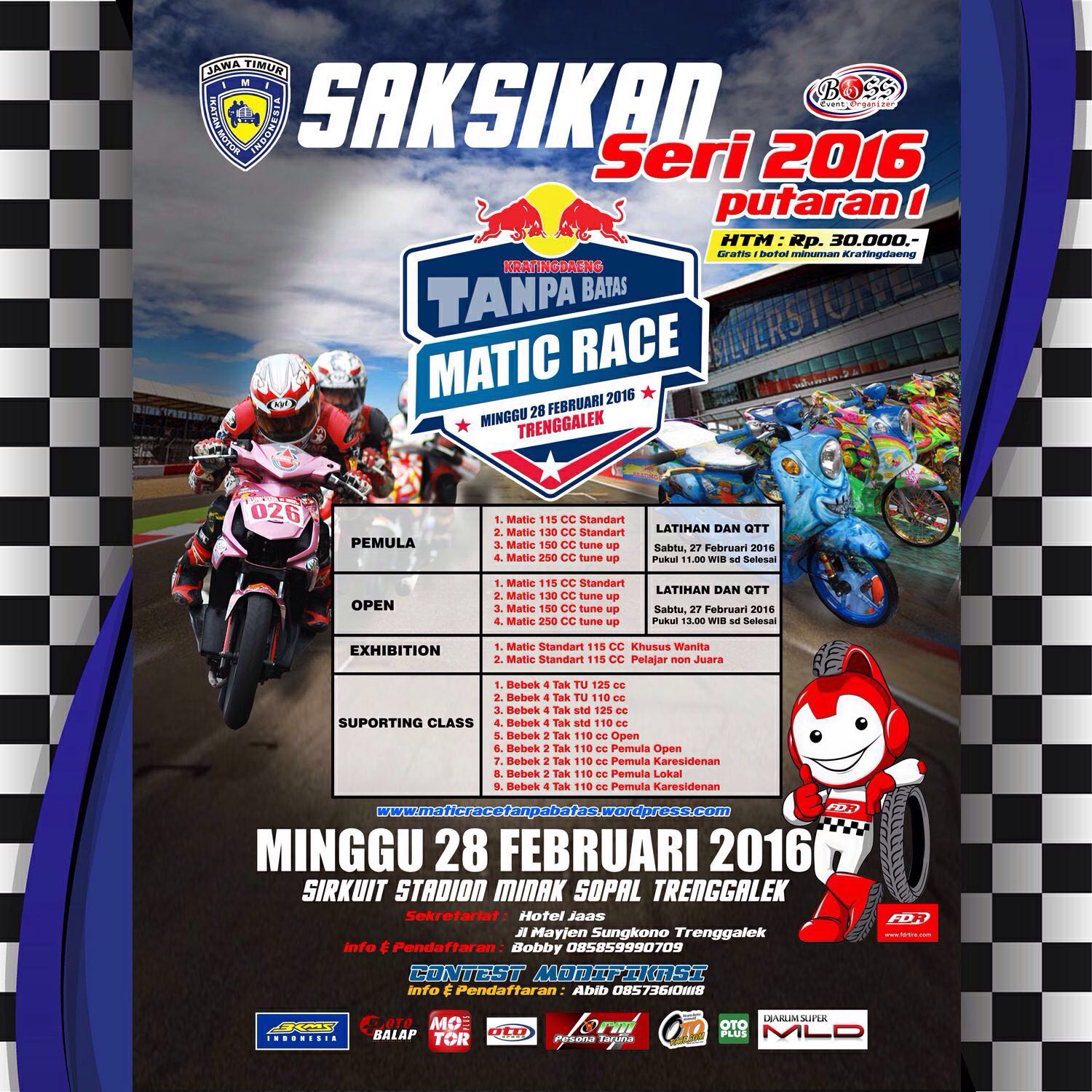 Matic Race 2016 Seri 1 Singgah Di Kota Trenggalek 28 Februari 2016